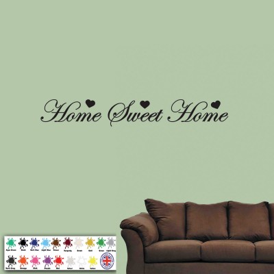 2019 "Home Sweet Home" Wall Sticker - Vinyl Art Quote - Kitchen Decal Bedroom Words   191515426253
